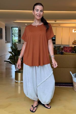 Made in Italy Perfect Tee Rust /11 =